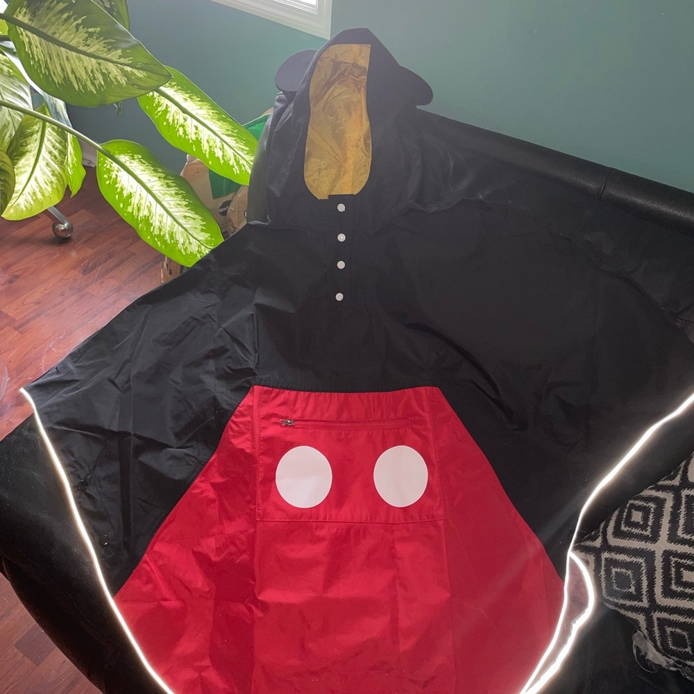 Disney Parks Mickey Mouse Rain Poncho Jacket M/L.